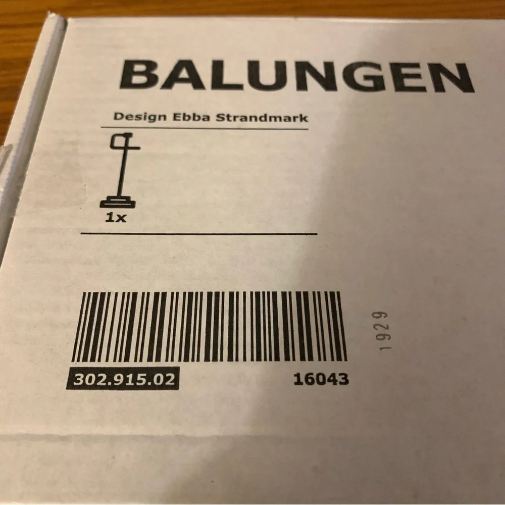 IKEA BALUNGEN 16043 Free Standing Toilet Tissue Paper Holder New In Box